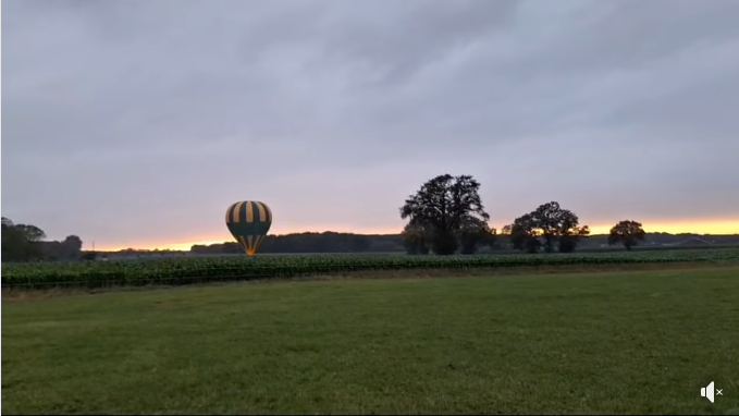 Wauw mooi 2 luchtballonnen……